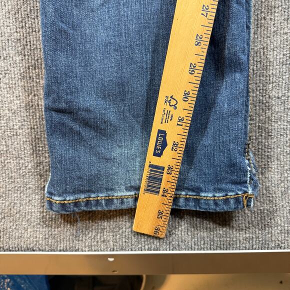 Wrangler Retro Slim Straight Jeans Men's 38X36 Blue Denim Western Cowboy READ - Picture 9 of 10